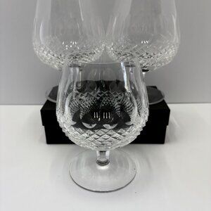 Set of 3 Vintage Waterford Crystal Colleen Short Stem Brandy Snifter 5 1/4"